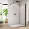 Ronal Sanswiss Cadura ścianka wolnostojąca Walk-in 100 cm czarny mat CAT41000607